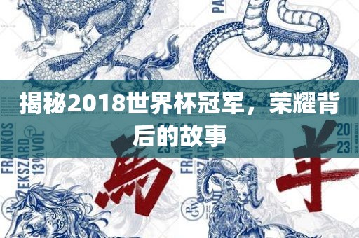 揭秘2018世界杯冠军,荣耀背后的故事广州熙林手袋有限公司