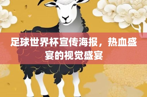 足球世界杯宣传海报,热血盛宴的视觉盛宴