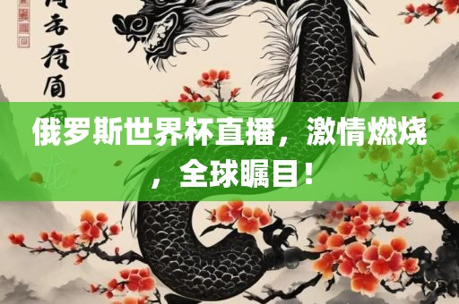 俄罗斯世界杯直播，激情燃烧，全球瞩目！