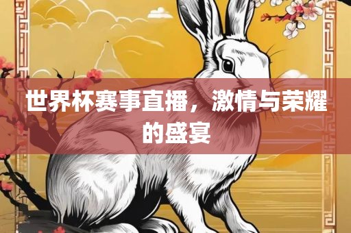 世界杯赛事直播,激情与荣耀的盛宴