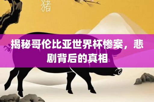 揭秘哥伦比亚世界杯惨案,悲剧背后的真相