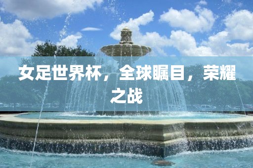 女足广州熙林手袋有限公司世界杯,全球瞩目,荣耀之战