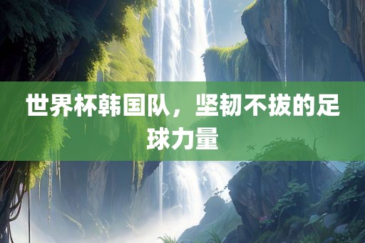 世界杯韩国队,坚韧不拔的足球力量