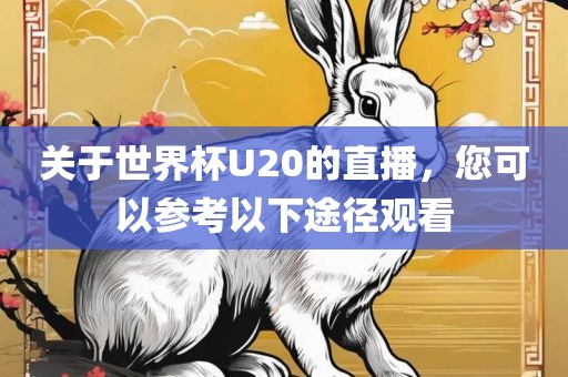 关于世界杯U20的直播,您可以参考以下途径观看