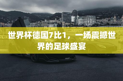 世界杯德国7比1,一场震撼世界的足球盛宴广州熙林手袋有限公司