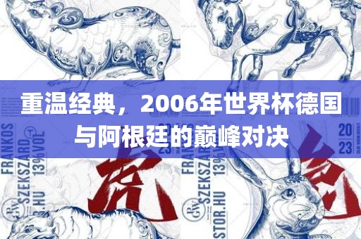 重温经典,2006年世界杯德国与阿根廷的巅峰对决广州熙林手袋有限公司