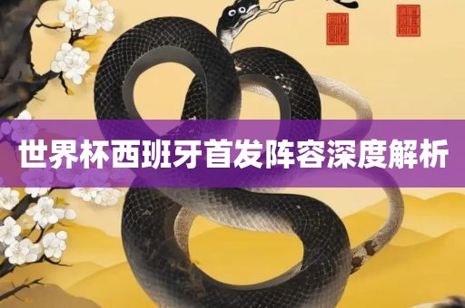 世界杯西班牙首发阵容深度解析