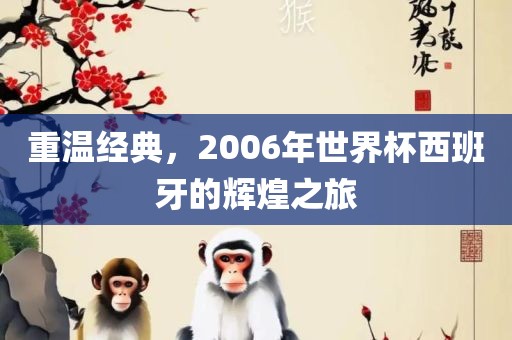 重温经典,2006年世界杯西班牙的辉煌之旅