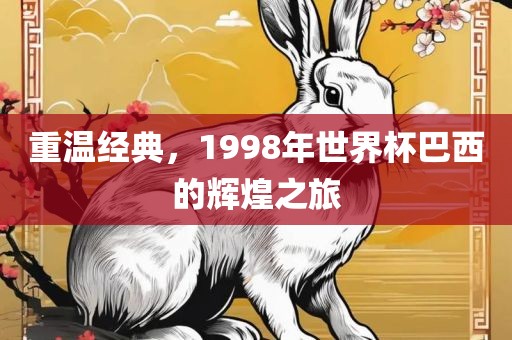 重温经典,1998年世界杯巴西的辉煌之旅广州熙林手袋有限公司