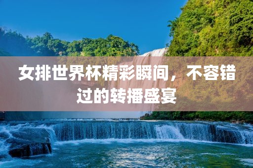 女排世界杯精彩瞬间,不容错过的转播盛宴