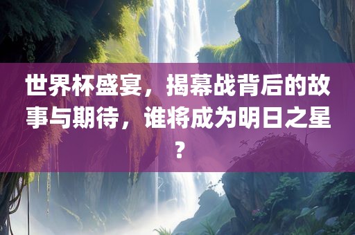 世界杯盛宴,揭幕战背后的故事与期待,谁将成为明日之星?广州熙林手袋有限公司