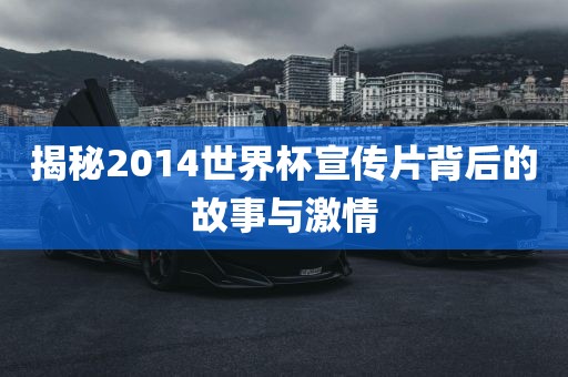 揭秘2014世界杯宣传片背后的故事与激情广州熙林手袋有限公司