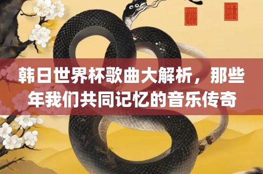 韩日世界杯歌曲大解析,那些年我们共同记忆的音乐传奇