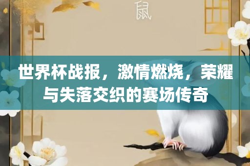 世界杯战报,激情燃烧,荣耀与失落交织的赛场传奇