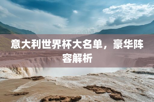 意大利世界杯大名单,豪华阵容解析广州熙林手袋有限公司