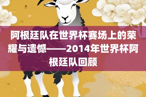 阿根廷队在世界杯赛场上的荣耀与遗憾——2014年世界杯阿根廷队回顾