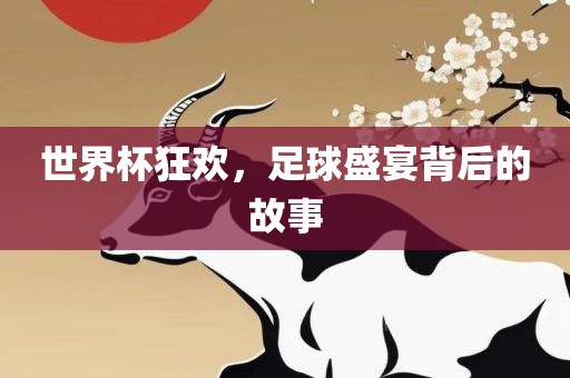 世界杯狂欢，足球盛宴背后的故事广州熙林手袋有限公司