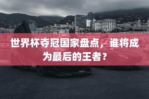 世界杯夺冠国家盘点,谁将成为最后的王者?