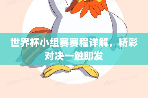 世界杯小组赛赛程详解,精彩对决一触即发广州熙林手袋有限公司