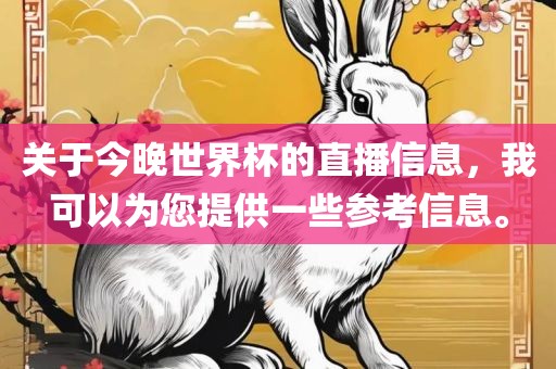 关于今晚世界杯的直播信息,我可以为您提供一些参考信息。广州熙林手袋有限公司