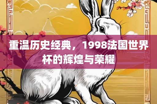 重温历史经典，1998法国世界杯的辉煌与荣耀