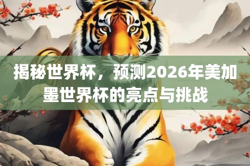 揭秘世界杯，预测2026年美加墨世界杯的亮点与挑战