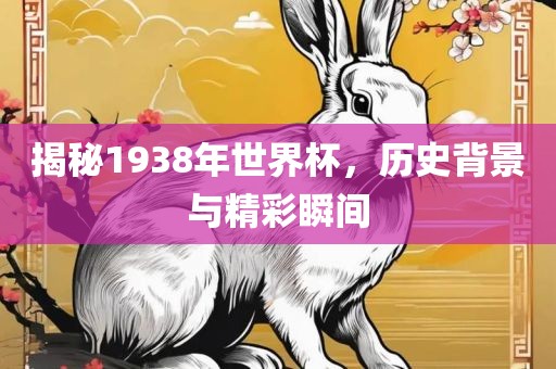 揭秘1938年世界杯,历史背景与精彩瞬间