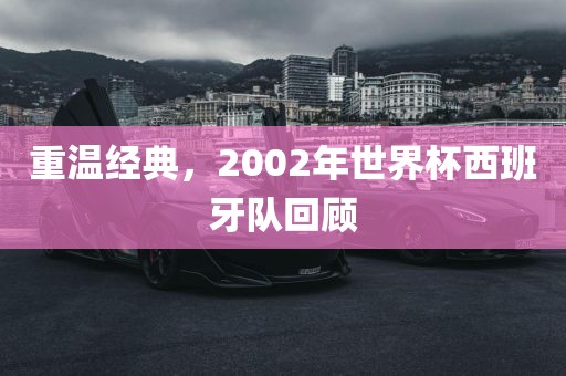 重温经典，2002年世界杯西班牙队回顾广州熙林手袋有限公司