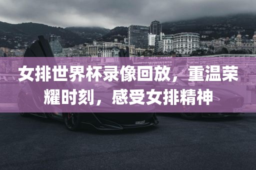 女排世界杯录像回放，重温荣耀时刻，感受女排精神