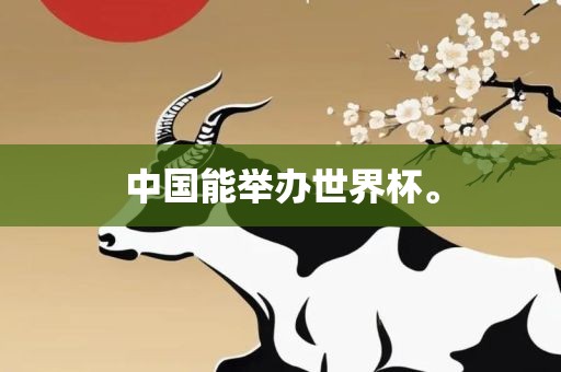 中国能举办世界杯。