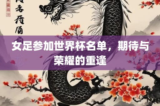 女足参加世界杯名单，期待与荣耀的重逢