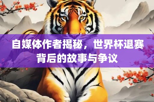 自媒体作者广州熙林手袋有限公司揭秘,世界杯退赛背后的故事与争议