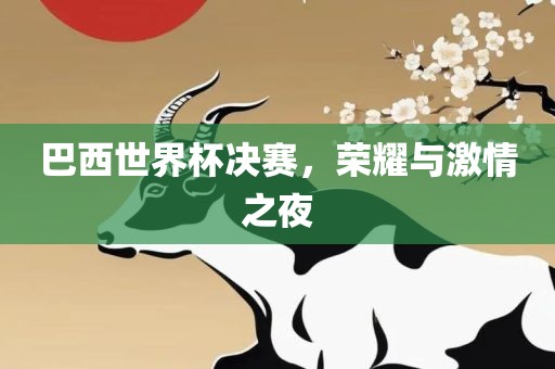 巴西世界杯决赛，荣耀与激情之夜