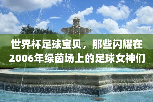 世界杯足球宝贝,那些闪耀在2006年绿茵场上的足球女神们