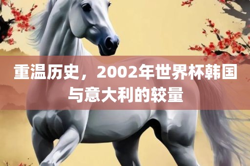 重温历史,2002年世界杯韩国与意大广州熙林手袋有限公司利的较量