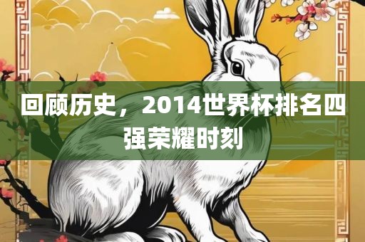 回顾历史,2014世界杯排名四强荣耀时刻广州熙林手袋有限公司