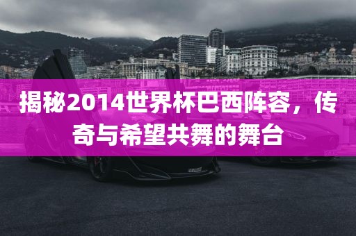 揭秘2014世界杯巴西阵容,传奇与希望共舞的舞台