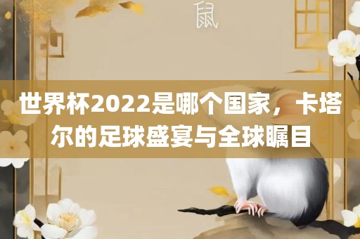 世界杯2022是哪个国家,卡塔尔的足球盛宴与全球瞩目