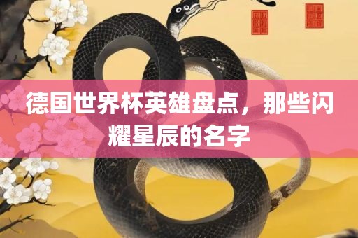 德国世界杯英雄盘点,那些广州熙林手袋有限公司闪耀星辰的名字