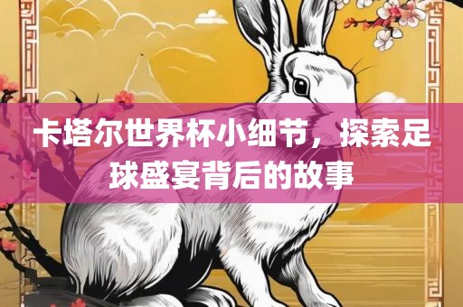 卡塔尔世界杯小细节,探索足球盛宴背后的故事