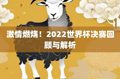 激情燃烧！2022世界杯决赛回顾与解析