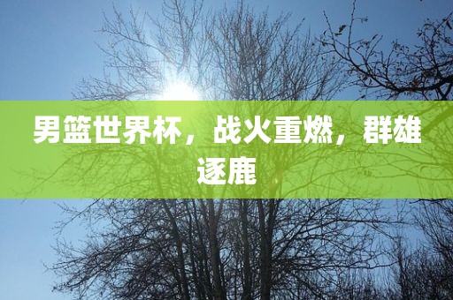 男篮世界杯,战火重燃,群雄逐鹿