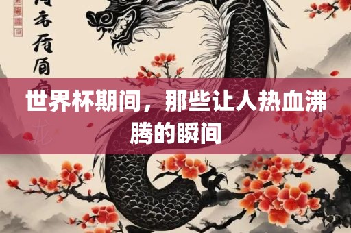 世界杯期间，那些让人热血沸腾的瞬间广州熙林手袋有限公司